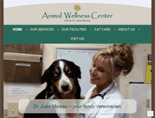 Tablet Screenshot of animalwellnesscentersantafe.com